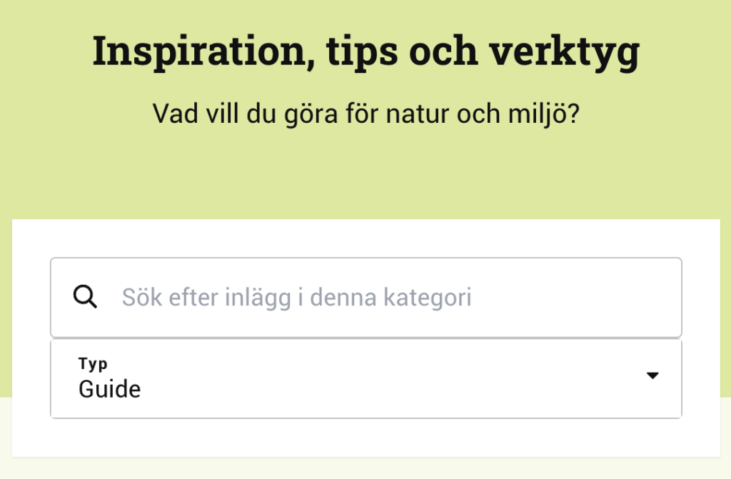 naturskyddsföreningen tips